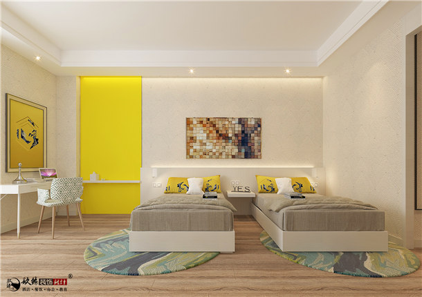 銀川酒店裝修|銀川酒店裝修設(shè)計|镹臻裝修網(wǎng) 三四層標(biāo)準(zhǔn)間4.jpg