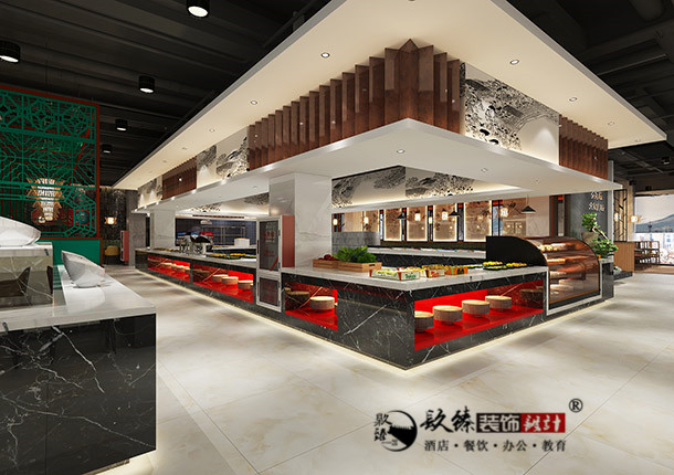 銀川自助餐廳裝修|銀川自助餐廳裝修設(shè)計(jì)|镹臻裝修網(wǎng)