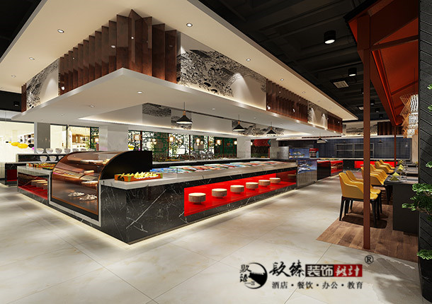 銀川自助餐廳裝修|銀川自助餐廳裝修設(shè)計(jì)|镹臻裝修網(wǎng)