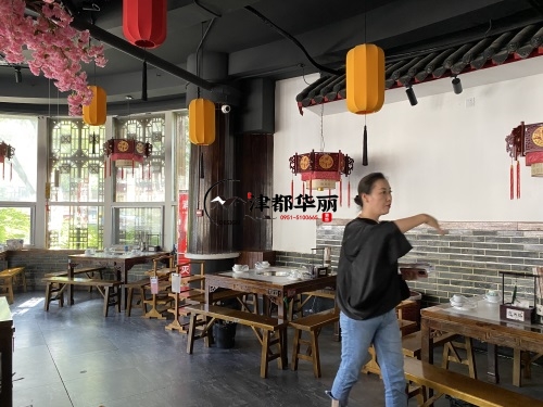 銀川火鍋店裝修設計項目|津都華麗設計